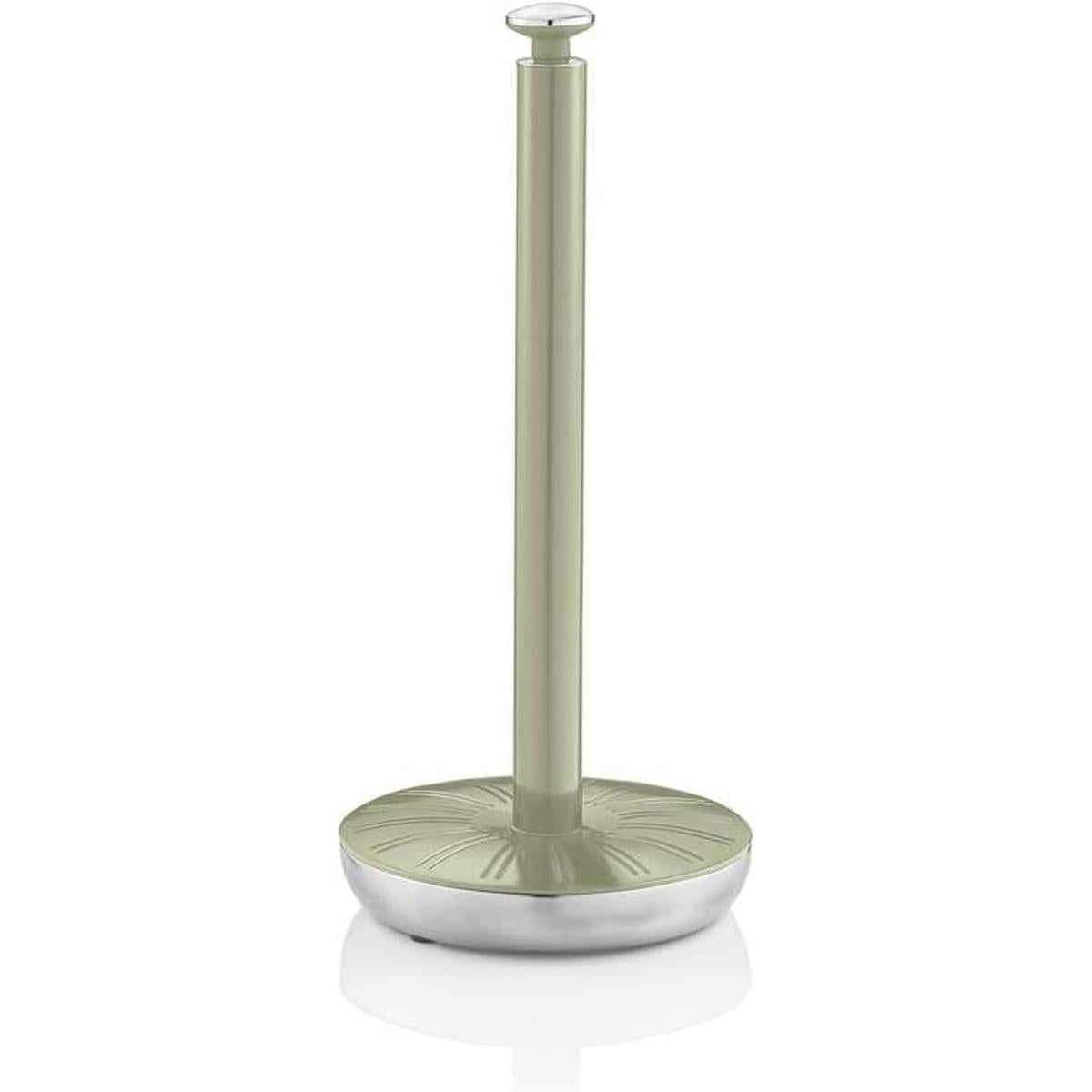 Swan Retro Towel Pole And Mug Tree Set Chrome Stainless Steel - Green