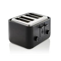 Swan Stealth 4 Slice Toaster With Defrost Reheat And Cancel Functions Stainless Steel 2000 W - Black