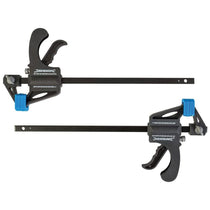 Silverline Mini Clamps 150mm Set of 2 - Blue/Black