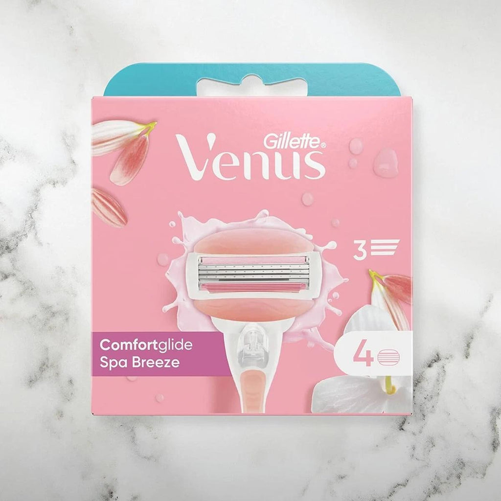 Gillette Venus ComfortGlide Spa Breeze Women Razor Blades - 4 Refill Blades