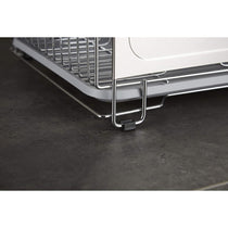 Swan Dish Rack Rust Resistant Dish Drainer With Anti Slip Feet And Drip Tray - Chrome