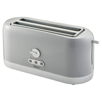 Swan Long Slot 4 Slice Toaster With Variable Browning Control 1400 W - Grey