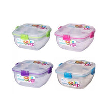 Sistema TO GO Salad To Go Lunch Box 1.1 Litre Container - Assorted Colours