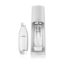 SodaStream Terra Sparkling Water Maker With 60 Litre Gas Cylinder And 1 Litre Dishwasher Safe - White