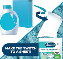 Dr. Beckmann Magic Leaves Non-Bio Laundry Detergent Sheets - 25 Washes