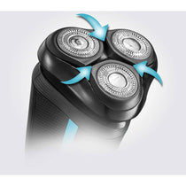 Remington R6 Style Series Aqua Wet And Dry Rotary Electric Shaver - Black