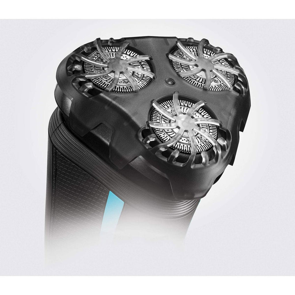 Remington R6 Style Series Aqua Wet And Dry Rotary Electric Shaver - Black