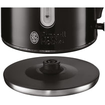 Russell Hobbs Quiet Boil Jug Kettle Stainless Steel 3000 W 1.7 Litre - Black