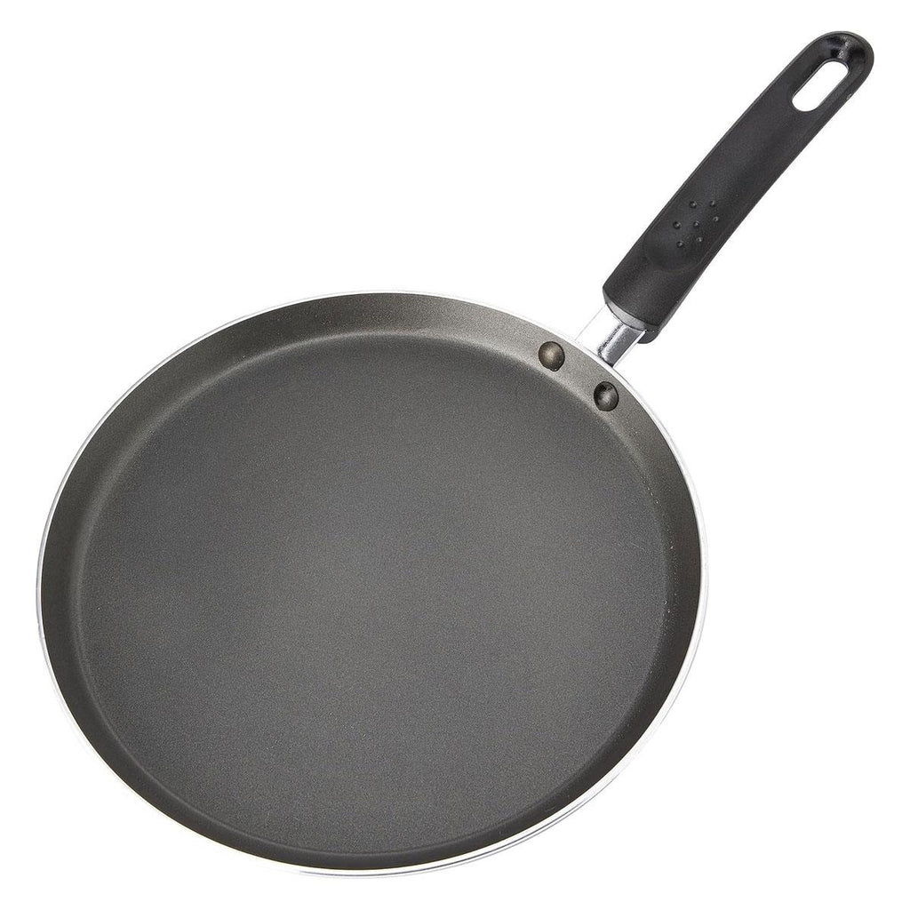 KitchenCraft Non-Stick Crepe And Pancake Frying Pan 24cm Stainless Steel - Black