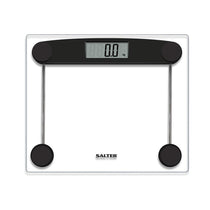 Salter Compact Glass Electronic Bathroom Scale 180kg Capacity - Clear