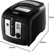 Russell Hobbs Digital Deep Fryer, Plastic, 2300 W, 3 Litres, Black