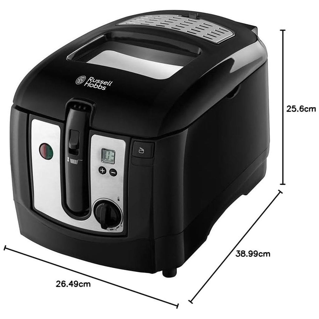 Russell Hobbs Digital Deep Fryer, Plastic, 2300 W, 3 Litres, Black