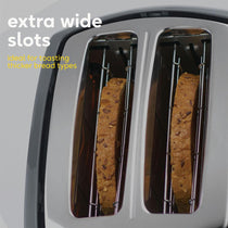 Russell Hobbs Contemporary Honeycomb 2 Slice Toaster 850 W - Grey