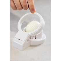 KitchenCraft Heavy Duty Plastic Boiled Egg Slicer - White