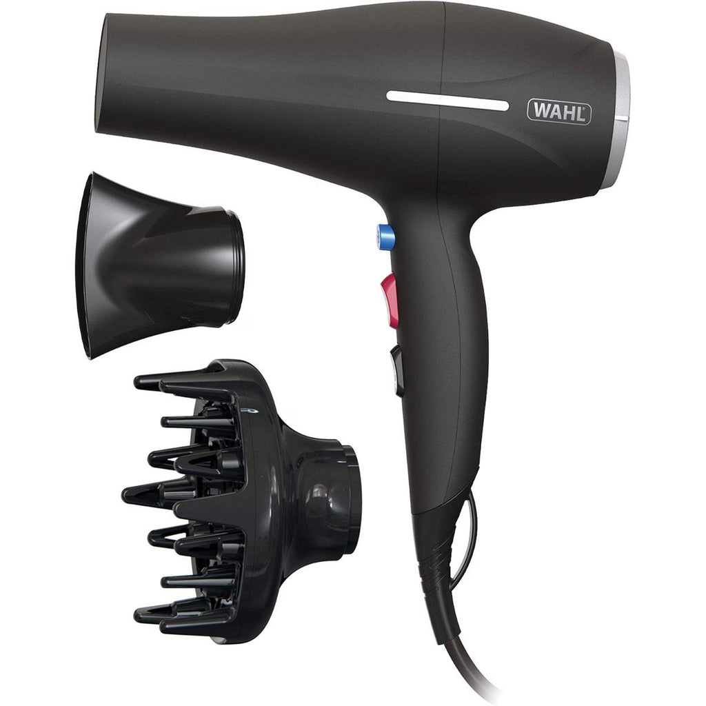 Wahl Ionic Smooth Hair Dryer 2200 W 3 Heat And 2 Speed Settings - Black