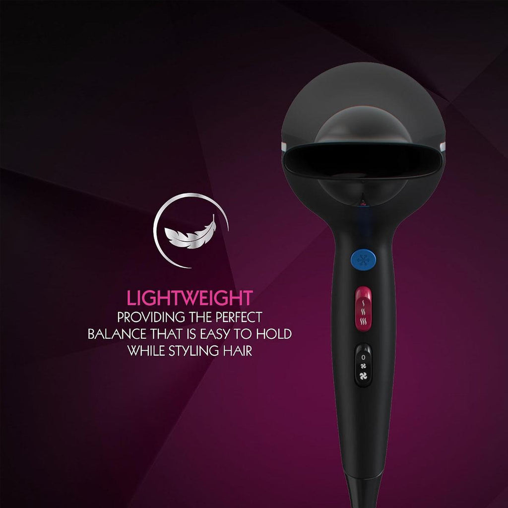 Wahl Ionic Smooth Hair Dryer 2200 W 3 Heat And 2 Speed Settings - Black
