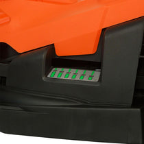 Black & Decker Corded Electric Lawn Mower With Ergonomic Bike Handle 1400W 34cm 240V - Orange/Black