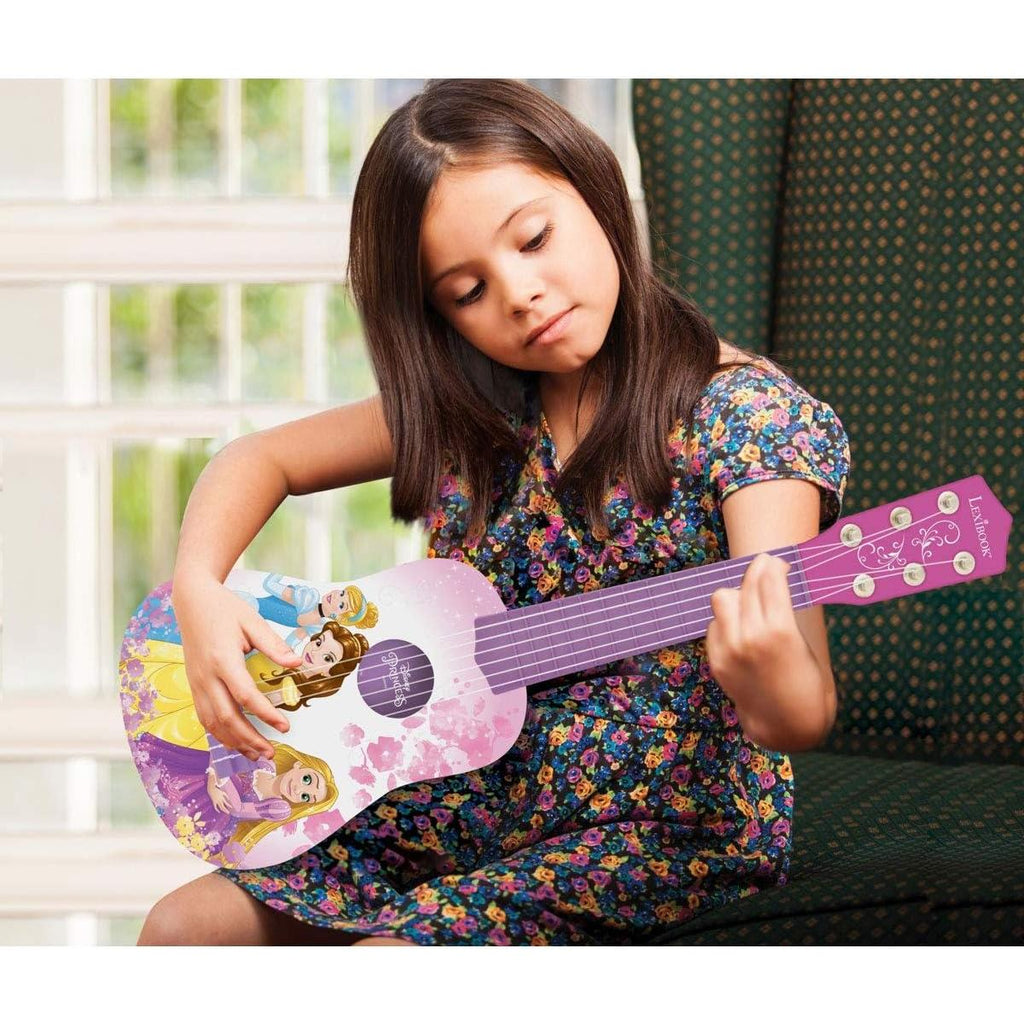 Lexibook Disney Princess Rapunzel My First Guitar 6 Nylon Strings 53cm - Pink/Purple