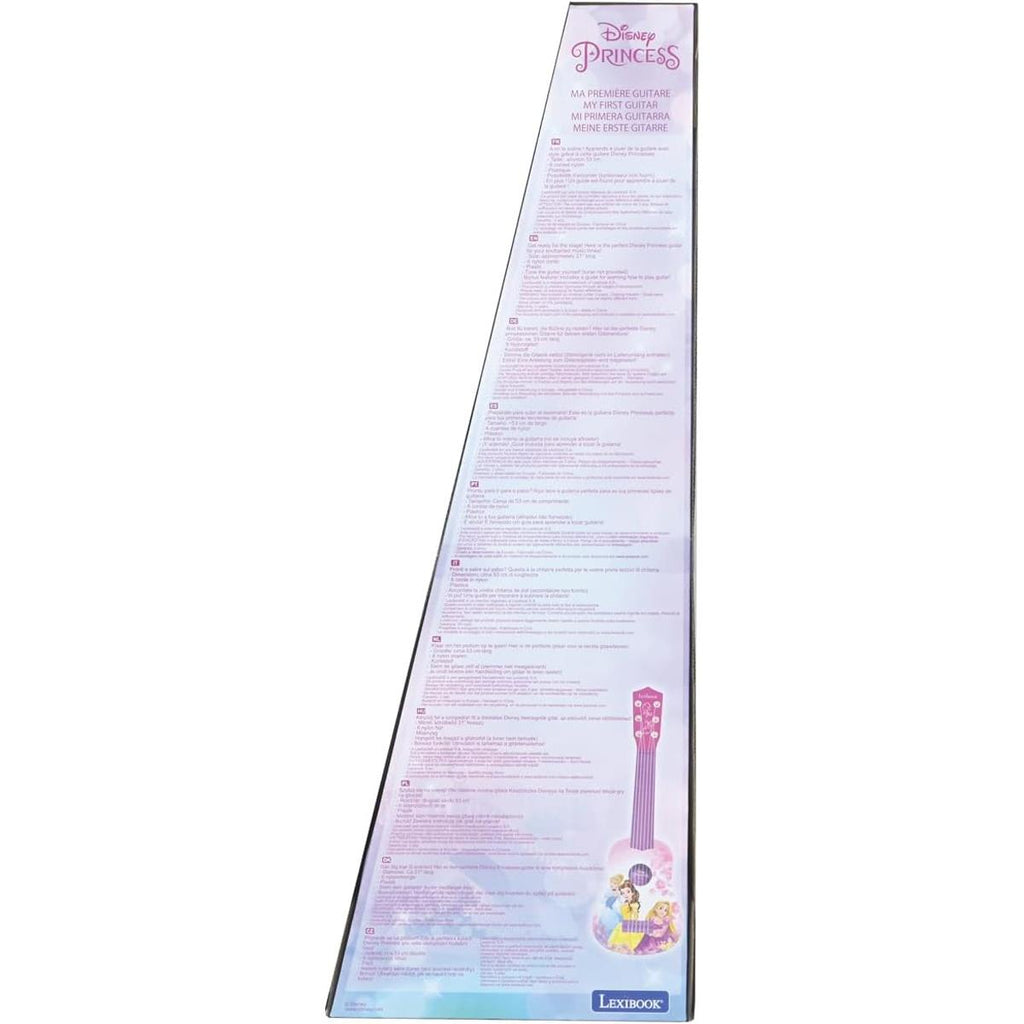 Lexibook Disney Princess Rapunzel My First Guitar 6 Nylon Strings 53cm - Pink/Purple