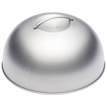 KitchenCraft MasterClass Cheese Melting Dome Burger Steamer Lid Stainless Steel 5 Litres - Metallic
