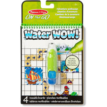 Melissa & Doug Water Wow! Adventure Pathways On The Go Travel Activity Water Reveal Pad - Multicolour
