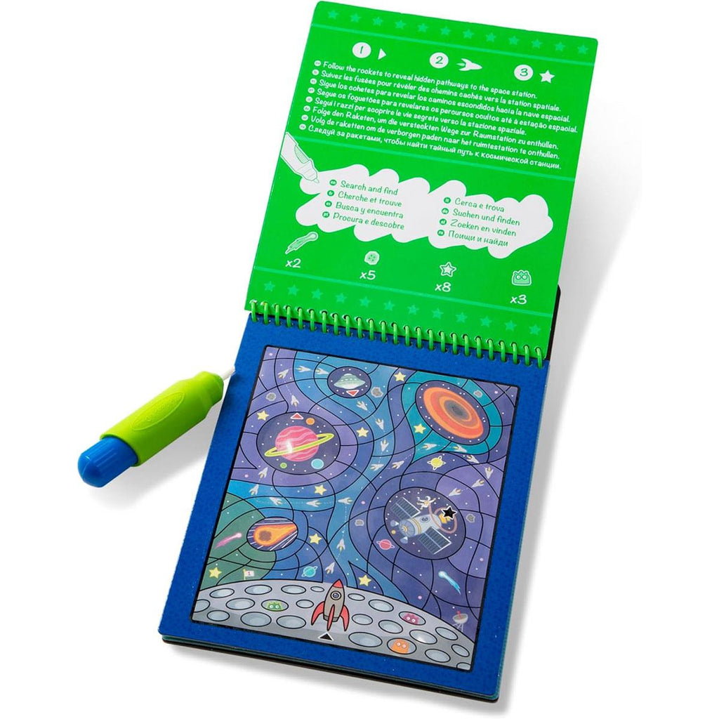 Melissa & Doug Water Wow! Adventure Pathways On The Go Travel Activity Water Reveal Pad - Multicolour