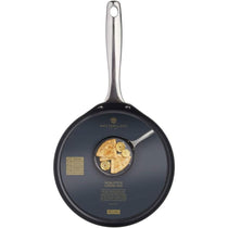 KitchenCraft MasterClass Induction Ready Crepe Pan 24cm Non-Stick Carbon Steel - Black