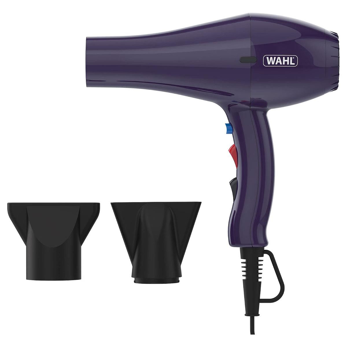 Wahl Professional Ionic Style Hair Dryer Purple 3 Heat Settings 2000W