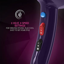 Wahl Professional Ionic Style Hair Dryer Purple 3 Heat Settings 2000W