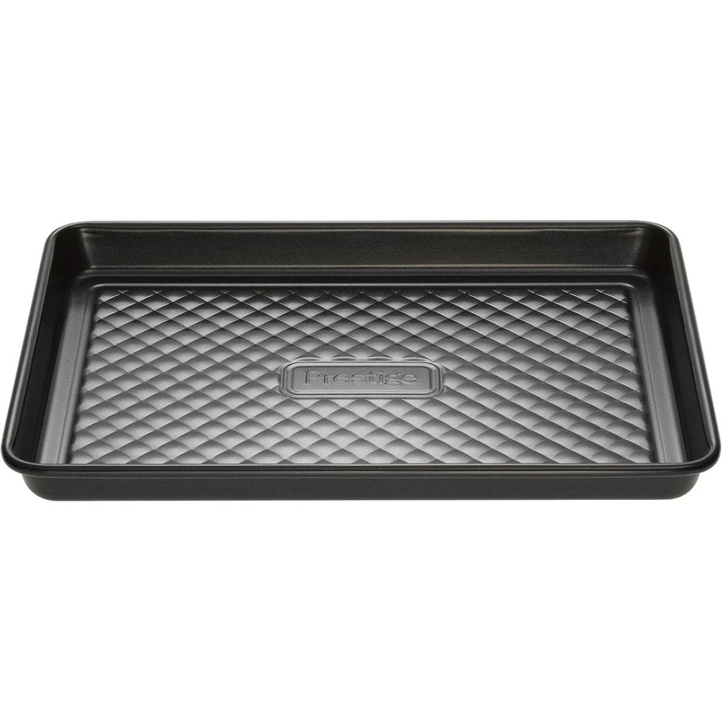 Prestige Inspire Steel 27x20 cm Baking Tray - Black