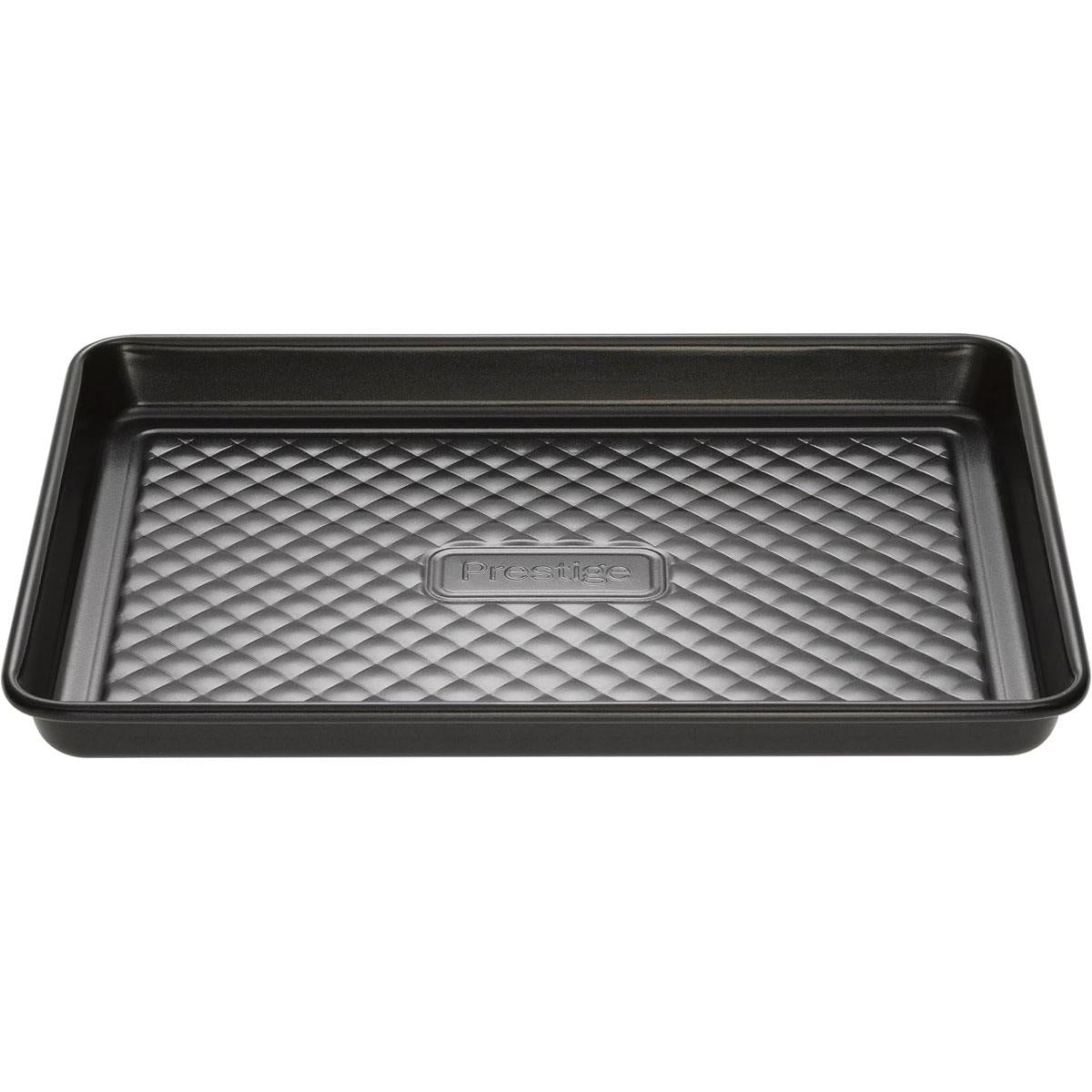 Prestige Inspire Steel 27x20 cm Baking Tray - Black