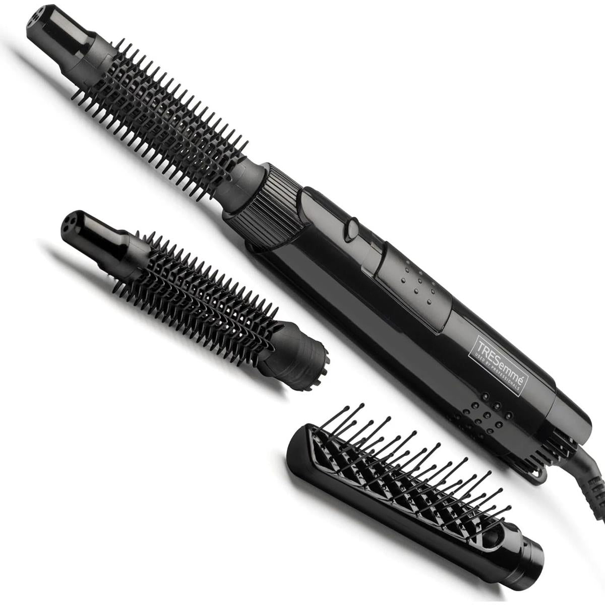 TRESemme Full Finish Hot Air Multi Styler With 3 Interchangeable Brushes 3 Heat Settings - Black