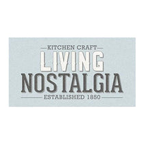KitchenCraft Living Nostalgia Laundry Tin Metal 6 Litre 19cm x 16cm x 27cm - French Grey