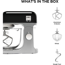 Kenwood kMix Stand Mixer With K-Beater Dough Hook And Whisk 1000 W 5 Litre Glass Bowl - Black