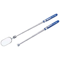 BlueSpot Inspection Mirror And Pickup Tool Telescopic Design Extends From 145mm To 560mm - 2 Piece