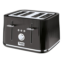 Tefal Loft Quintessentially British 4 Slice Toaster Plastic 1700 W - Noir Black