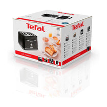 Tefal Loft Quintessentially British 4 Slice Toaster Plastic 1700 W - Noir Black