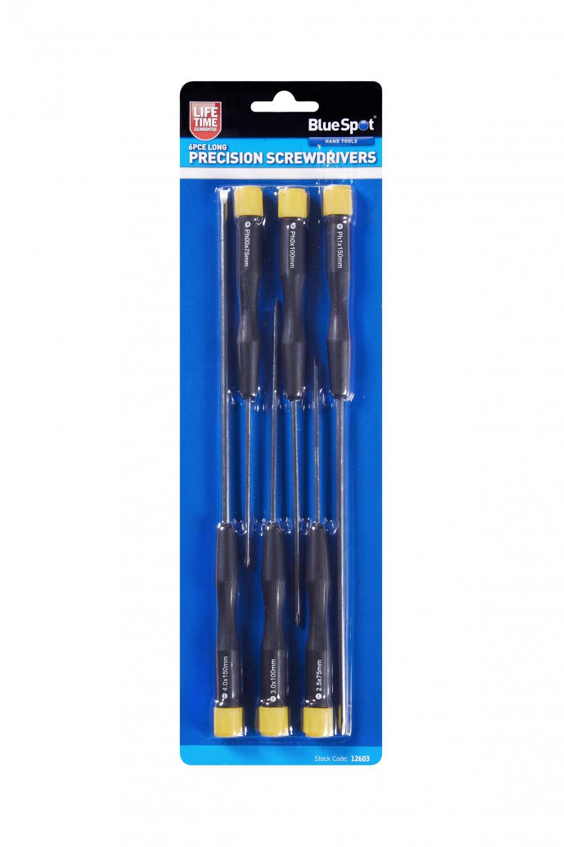 BlueSpot Long Precision Screwdriver Set - 6 Piece Secondary image