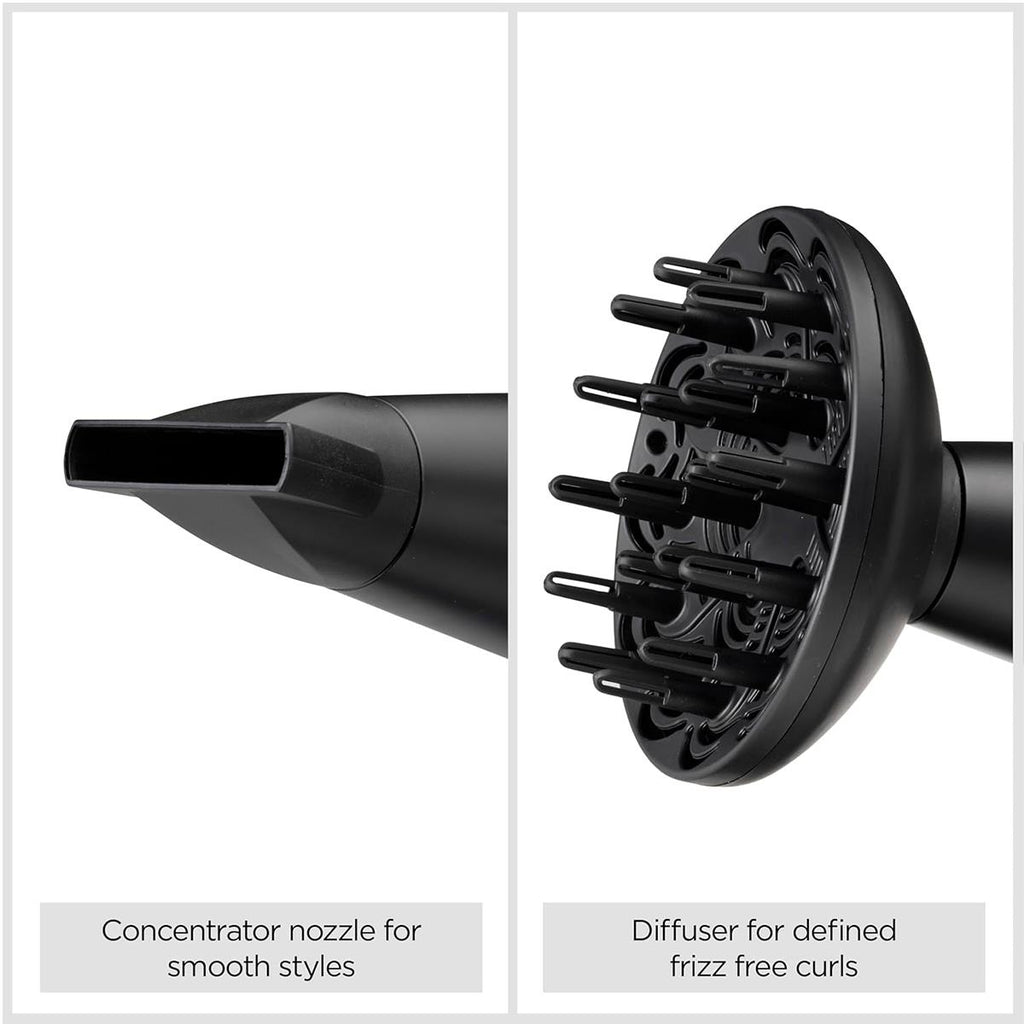 BaByliss Turbo Smooth Hair Dryers 2200W With 3 Heats/2 Speeds Plus Cool Shot  - Black