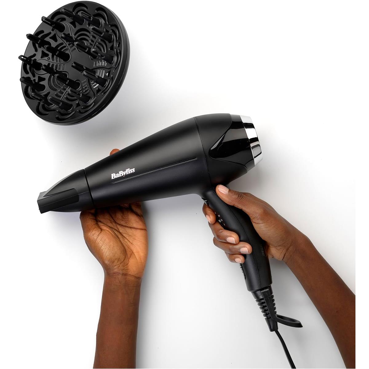 BaByliss Turbo Smooth Hair Dryers 2200W With 3 Heats/2 Speeds Plus Cool Shot  - Black