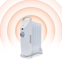 Igenix 7 Fin Oil Filled Radiator With 3 Heat Settings And Overheat Protection 1500W - White
