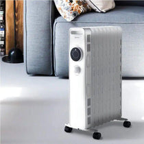 Igenix 9 Fin Oil Filled Radiator With 3 Heat Settings And Overheat Protection 2000W - White