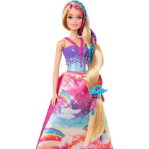 Barbie Dreamtopia Twist 'n Style Doll And Accessories With Rainbow Hair Extensions - Multicolour