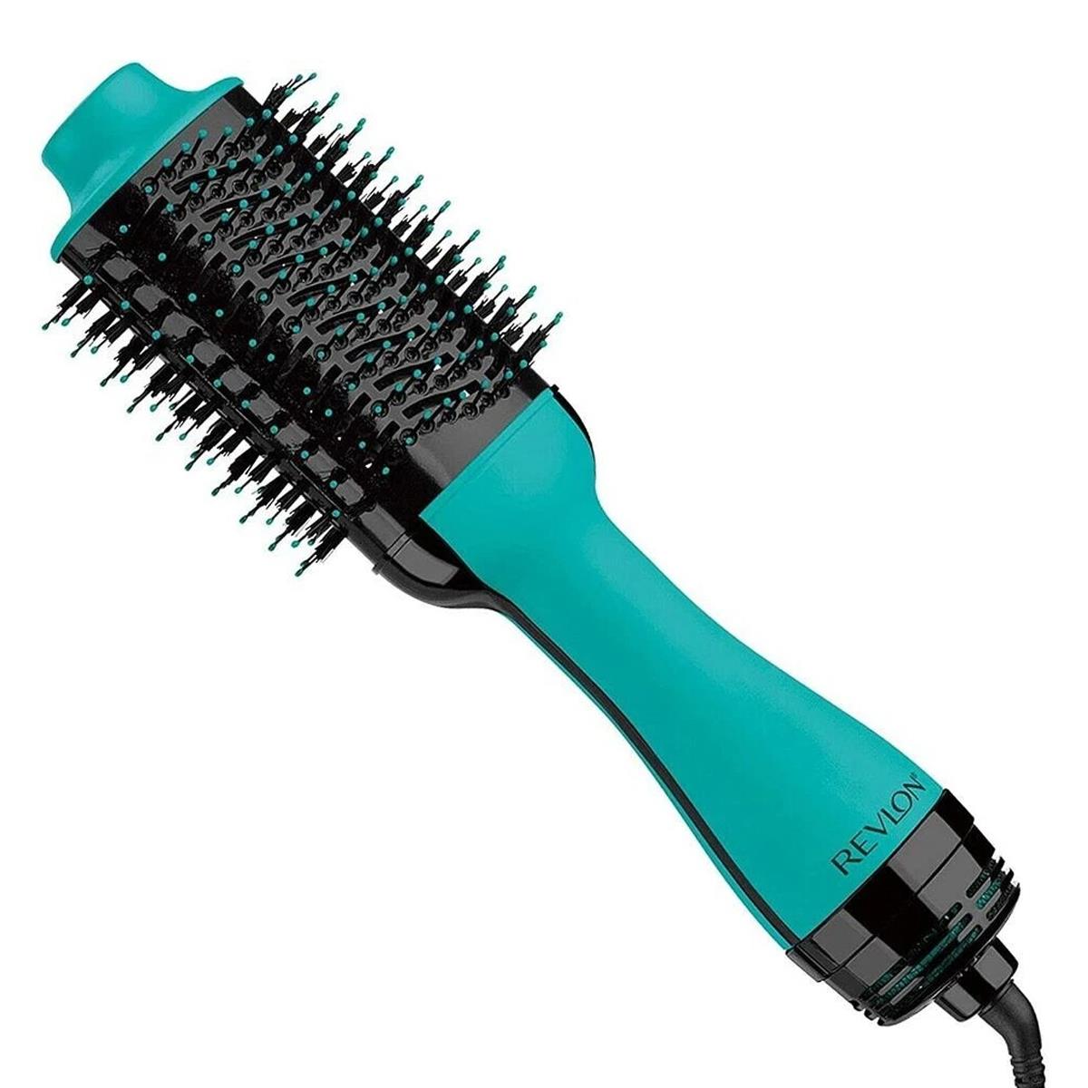 Revlon One-Step Hair Dryer and Volumiser Brush – New Teal Edition Ionic Hot Air Styling Tool EU Plug