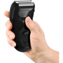 Wahl GroomEase Travel Shaver Durable Foil Guard 3-Cut System Battery Operated - Black