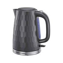 Russell Hobbs Contemporary Honeycomb Cordless Electric Jug Kettle 3000 W 1.7 Litres - Grey