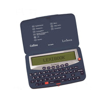 Lexibook Collins Electronic Spellchecker And Thesaurus Crossword Conjugation Anagram Solver Words Games - Blue