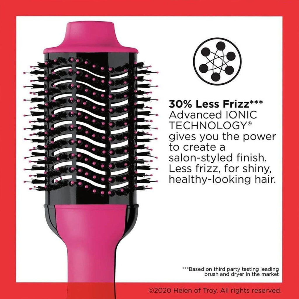 Revlon One-Step Original Salon Hair Dryer And Volumiser Classic Version EU Plug - New Pink Edition