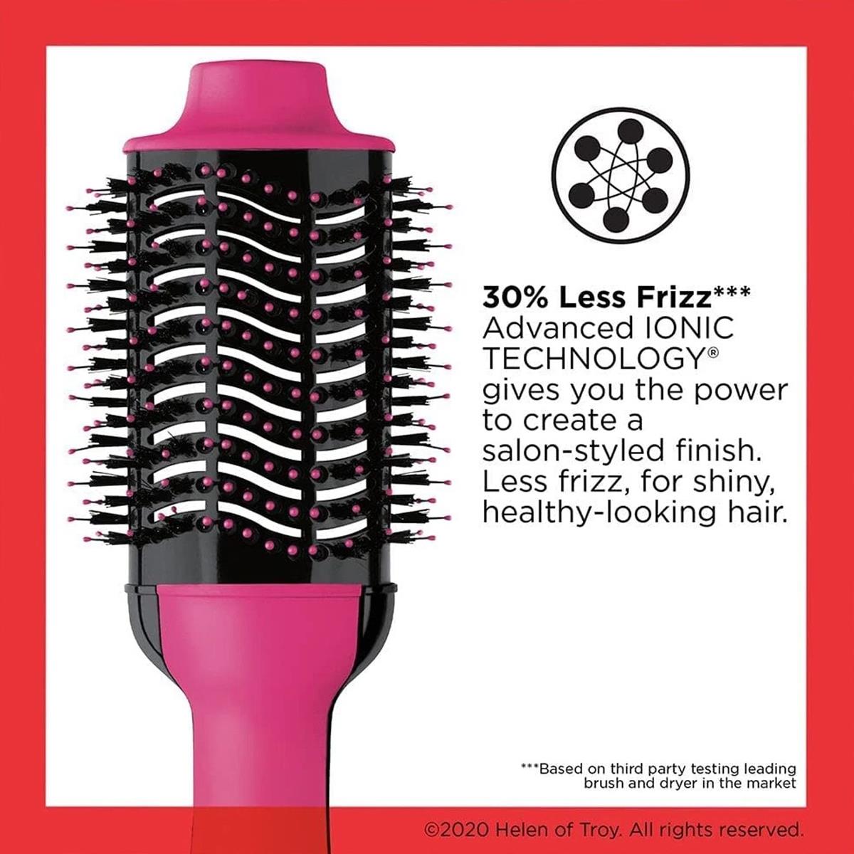 Revlon One-Step Original Salon Hair Dryer And Volumiser Classic Version EU Plug - New Pink Edition