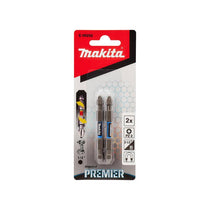 Makita PZ2 Pozi Impact Premier Screwdriver Drill Bit Torsion 65mm 2 Pack